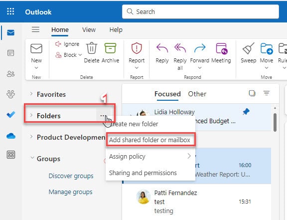 Power Automate connect to Shared mailbox folder Power Automate connect to Shared mailbox folder