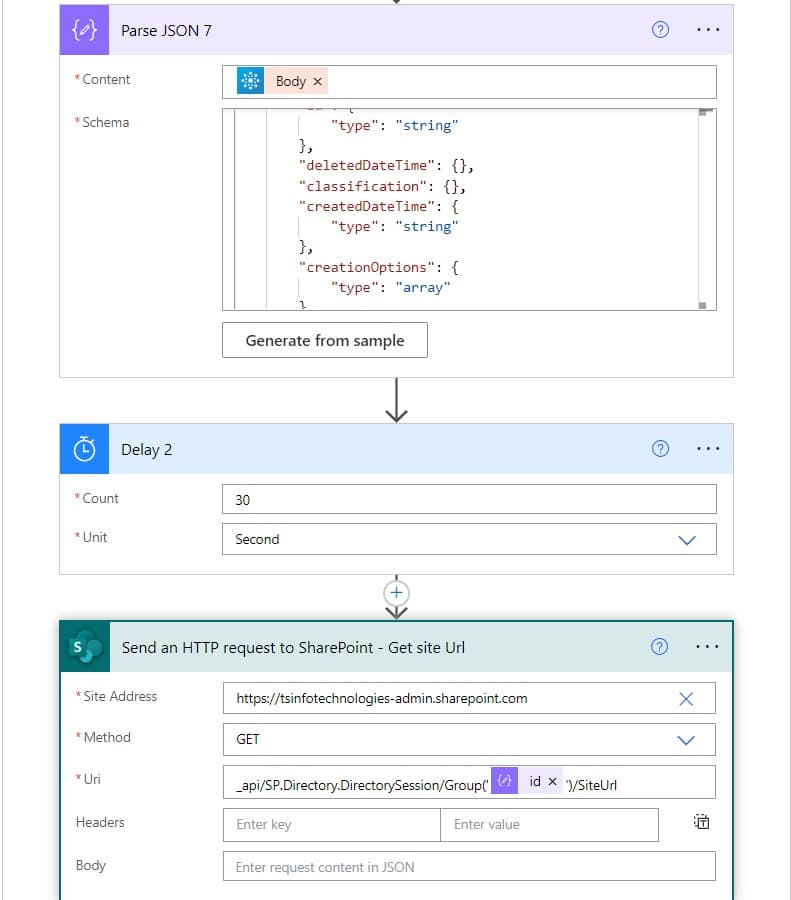 Power automate create SharePoint Online Group connected team sites from Power automate create SharePoint Online Group connected team sites from excel