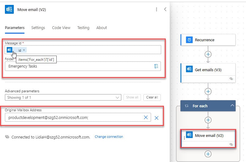 Power Automate move email shared Power Automate move email shared mailbox