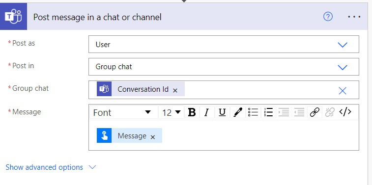 power automate post as custom value 1 power automate post as custom value