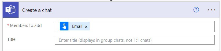 power automate teams chat power automate teams chat