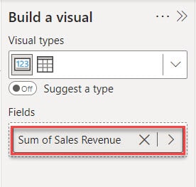 power bi card
