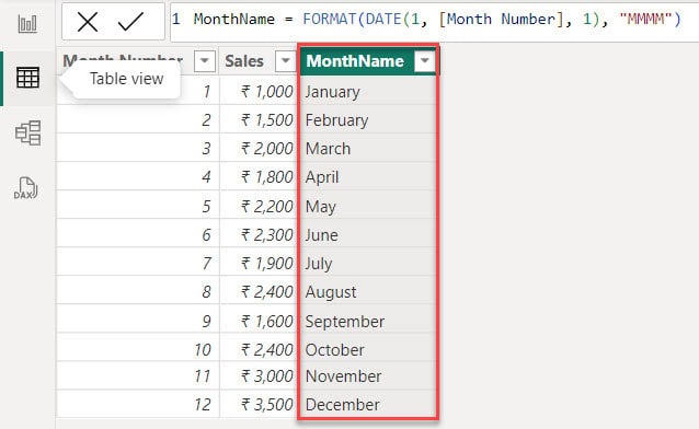 power bi change month number to name power bi change month number to name