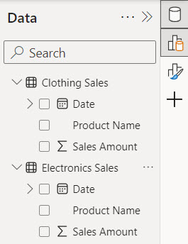 power bi compare columns from different tables