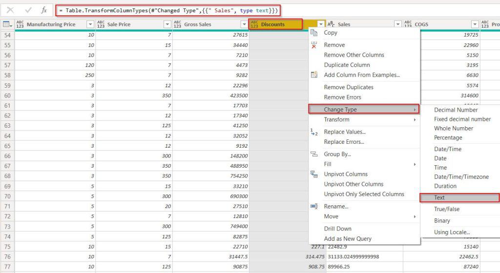 Power BI Convert decimal numbers to text in Power BI example