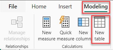 Power bi create a new table with one column from another table Power bi create a new table with one column from another table