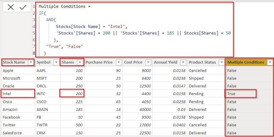Power BI DAX Measure If Multiple Conditions