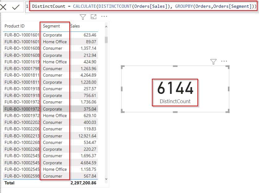 Power BI Group by column and count Power BI Group by column and count example