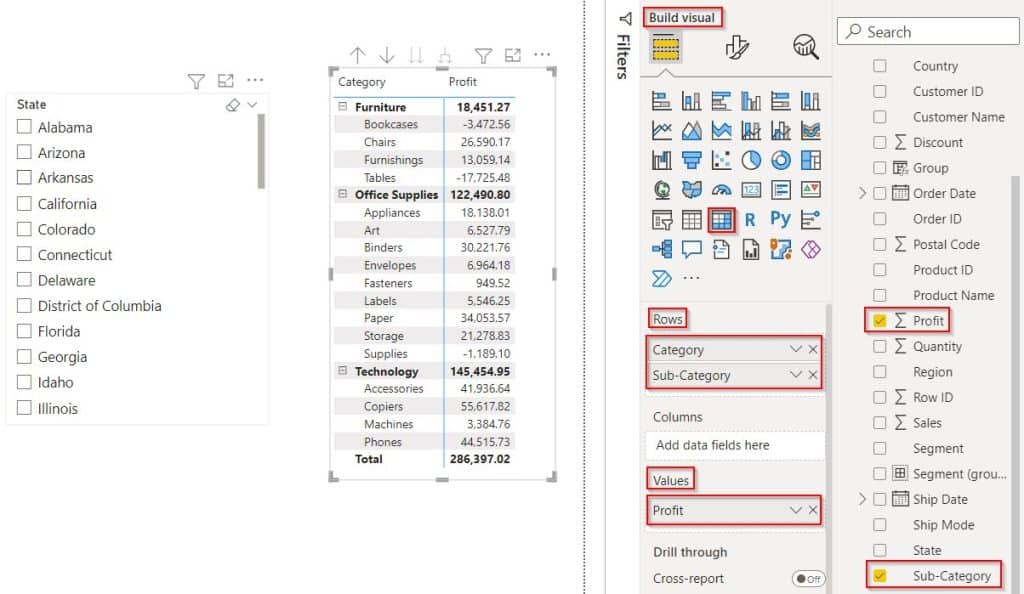 Power BI Group by column in visual Power BI Group by column in visual