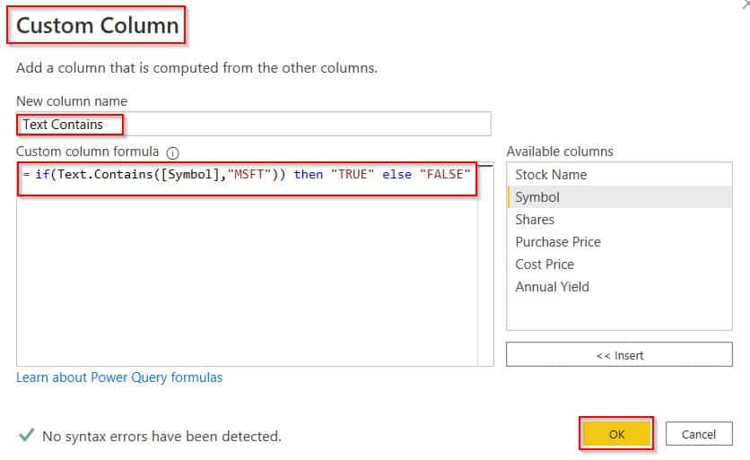 power query check if a text contains