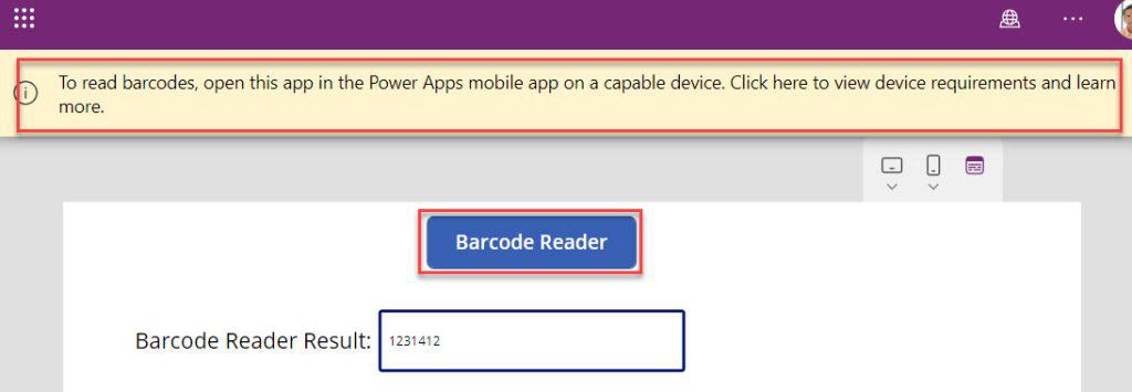 powerapps barcode scanner powerapps barcode scanner
