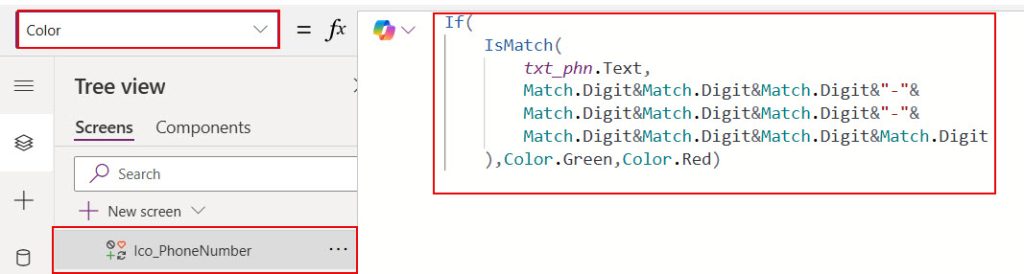 powerapps change icon based on condition