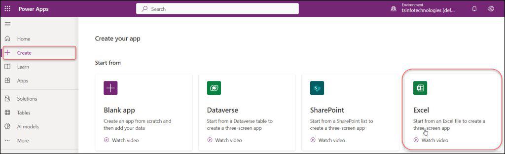 powerapps create form from excel powerapps create form from excel