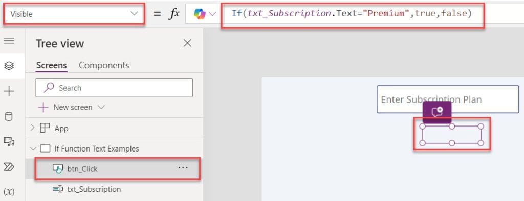 powerapps if statement