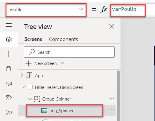 powerapps loading spinner gif