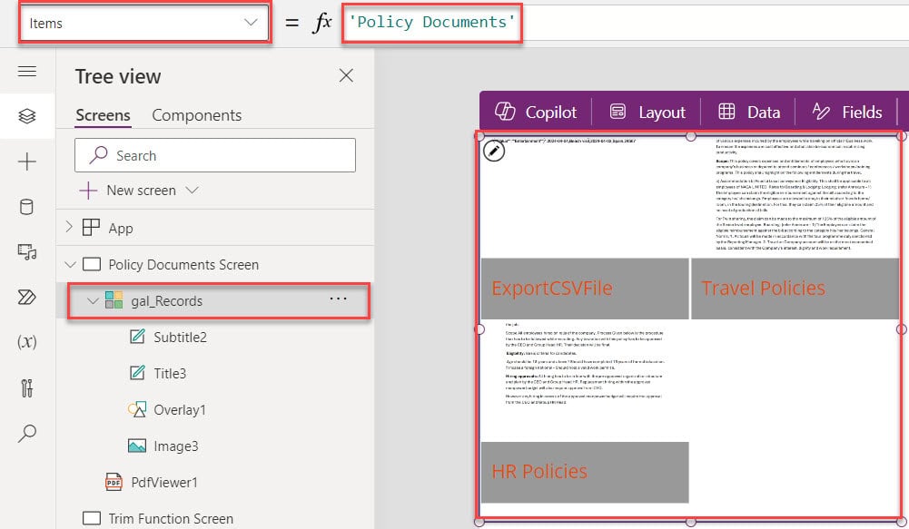 powerapps pdf viewer sharepoint document library without flow
