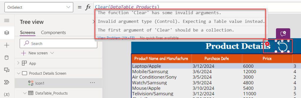 powerapps refresh data table powerapps refresh data table
