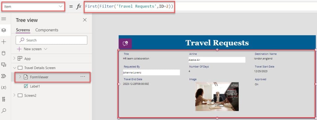 powerapps sharepoint list