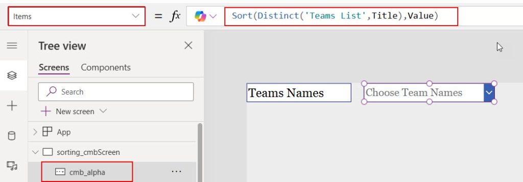 powerapps sort combobox alphabetically power apps sort combobox alphabetically
