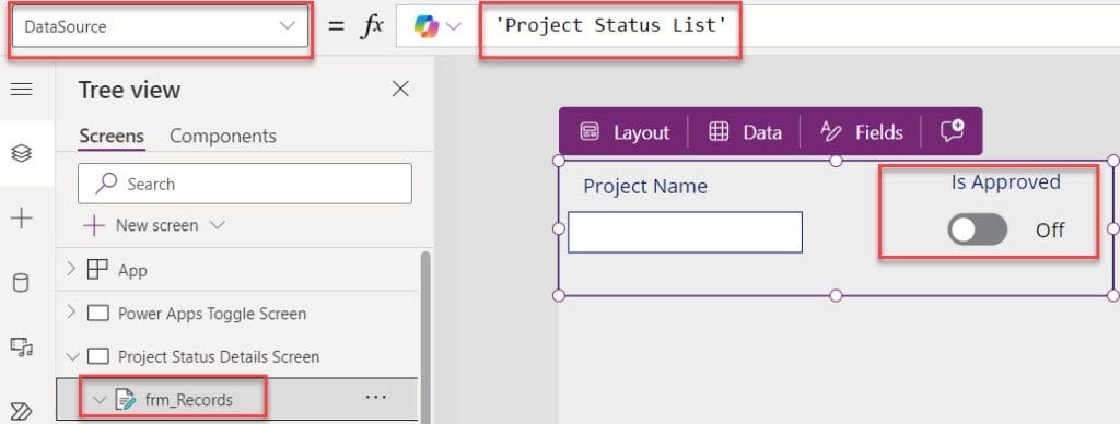 powerapps toggle powerapps toggle