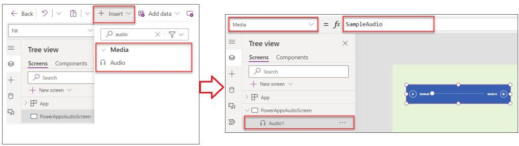 powerapps video control