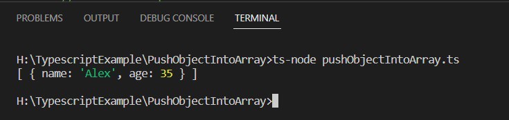 push an object into an array using spread operator in typescript push an object into an array using spread operator in typescript