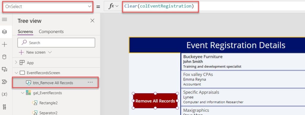 Remove all items from Power Apps Collection Remove all items from Power Apps Collection