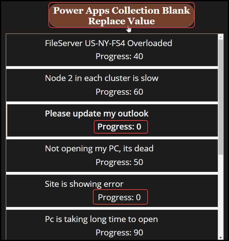 Replace Cells In A Power Apps Collection With Blank Values