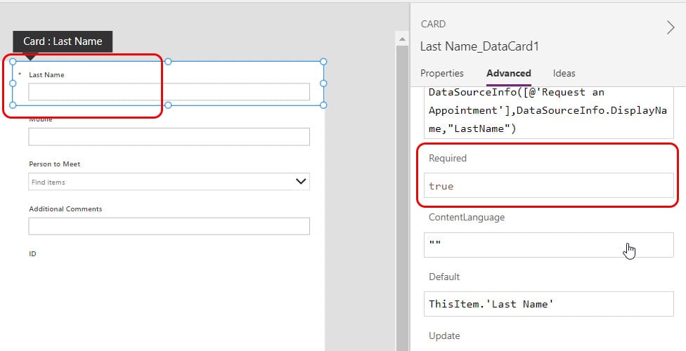 Require field validation in list forms in Power Apps Require field validation in list forms in Power Apps
