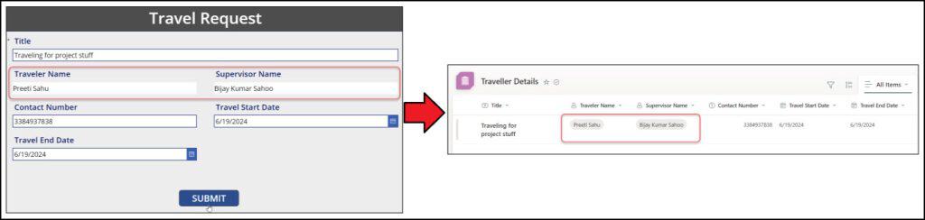 Save Power Apps Current User and Manager Name in SharePoint Person Column Save Power Apps Current User and Manager Name in SharePoint Person Column