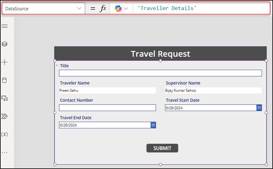Save Power Apps Current User and Manager Name in SharePoint Person Field Save Power Apps Current User and Manager Name in SharePoint Person Field