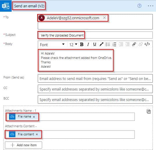 send email with attachments fom OneDrive using power automate flow Power Automate send email with multiple attachments from OneDrive