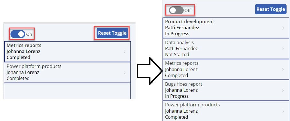 set toggle value powerapps set toggle value powerapps
