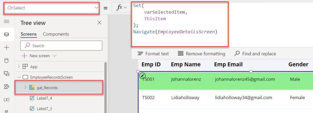 set variable in power apps gallery using onselect property set variable in power apps gallery using onselect property
