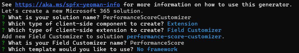 field customizer spfx example