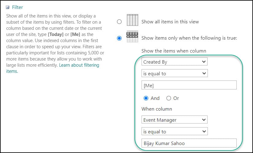 sharepoint list show only items assigned to user sharepoint list show only items assigned to user