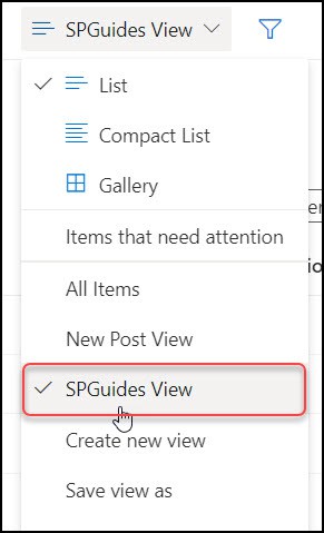 SharePoint Online create a list view SharePoint Online create a list view
