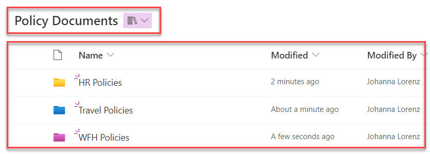 SharePoint Online Document Library SharePoint Online Document Library Examples