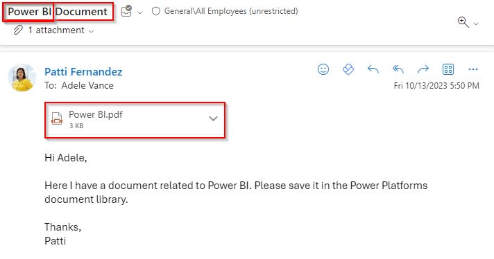 Use multiple values with an or condition in the subject filter in Power Automate when a new email arrives subject filter contains