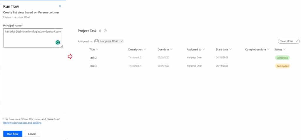 Using Microsoft Power Automate create SharePoint list view