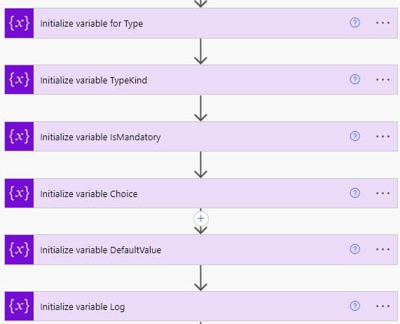 Using MS Flow create SharePoint list and multiple types columns Using MS Flow create SharePoint list and multiple types columns