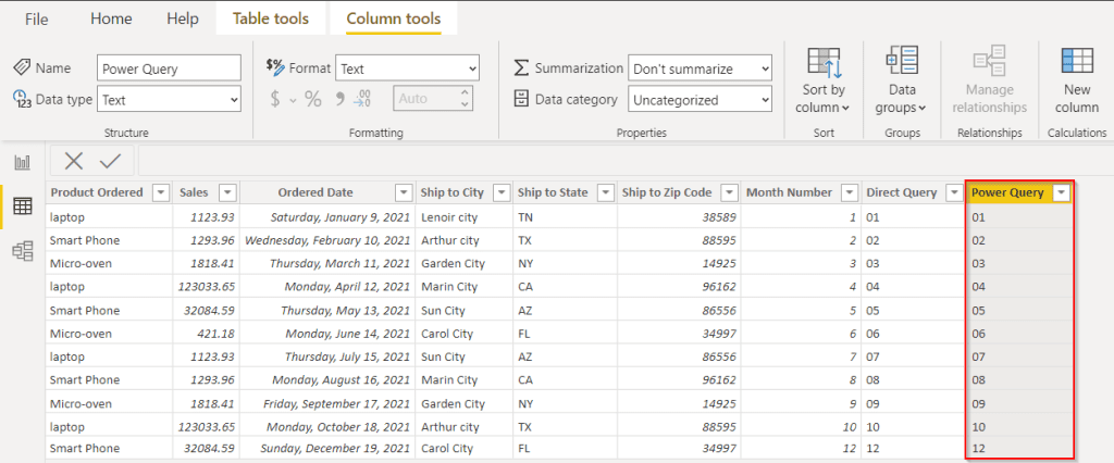 add Leading Zero to Month in Power BI example add Leading Zero to Month in Power BI example