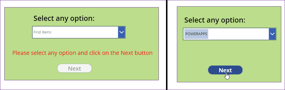 button disable in Power Apps button disable in Power Apps