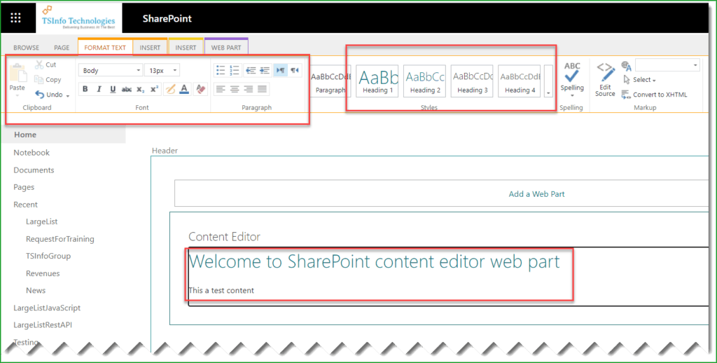 content editor webpart in sharepoint 2013 content editor in sharepoint