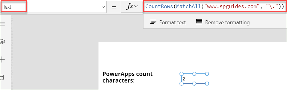 count characters in PowerApps count characters in PowerApps