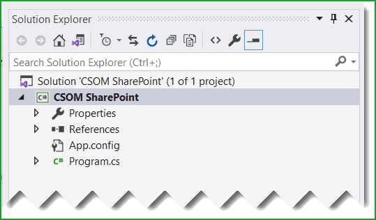 create console application for csom sharepoint csom in sharepoint