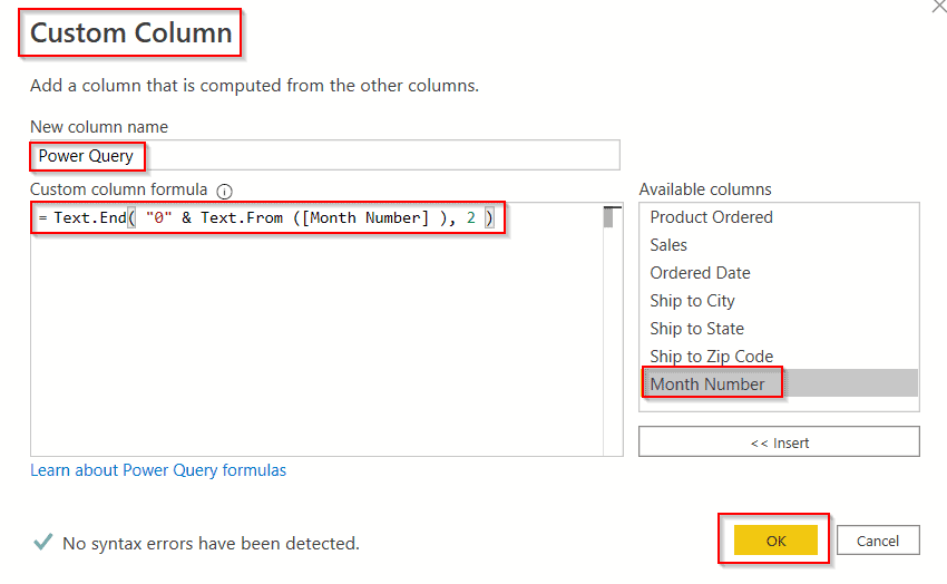 Example of Power BI add Leading Zero to Month Example of Power BI add Leading Zero to Month