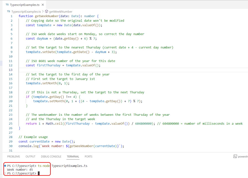 get week number from date typescript get week number from date typescript