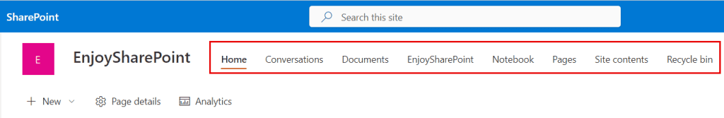how to add top navigation bar in sharepoint online how to add top navigation bar in sharepoint online