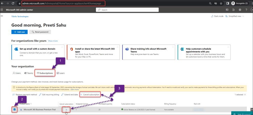 How to Cancel Microsoft 365 Business Subscription How to Cancel Microsoft 365 Business Subscription